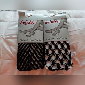 Frenchi Fishnet Lace Tights Set